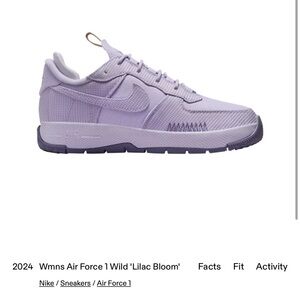 Nike Air Force 1 Wild-lilac Bloom 2024 sneakers